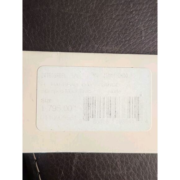 Jimmy Choo Rosabel Large Handbag Day Stainpea Mock Crock Nude Pre-owned Read!!! - Picture 11 of 16